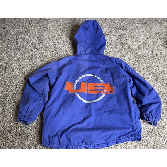 Vintage Union Bay Company Sport Puffer Jacket 1/4 Zip Pullover Size Medium